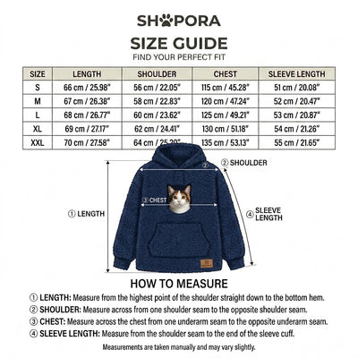 Pet Pocket Hoodie | Warm Zip-Up Sweatshirt