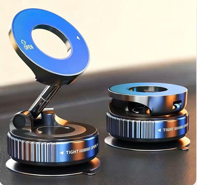Vacuum Magnetic Car Phone Holder 360°
