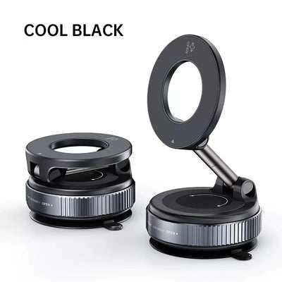 Vacuum Magnetic Car Phone Holder 360°